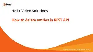 BMC Remedy Mid-Tier: How to delete entries in REST API
