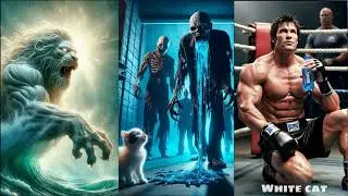 Zombies Revenge police Rings 3b1 Men vs Panda Daddy vs shark #cat #kitten #cute #catlover #cutecat
