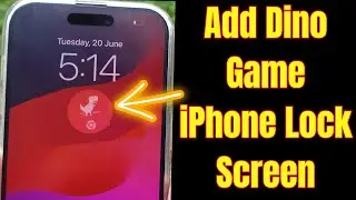 How to Add Chrome Dino Game to iPhone lock screen