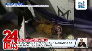 68-anyos na 4-taon nang nakatira sa kalsada, sinaklolohan | 24 Oras