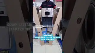 Dispenser GEA POLARIS. Dengan fitur UV lamp yang membunuh 99% kuman dan stainless steel tank