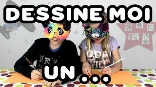 DESSINE MOI UN..... LES YEUX BANDÉS !!! CHALLENGE [TAG] - TEAM #kidstudiotest