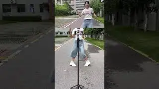 Extendable Auto Face Tracking Tripod 360&deg; Rotation, No App!!  # Auto Face Tracking Tripod #dance