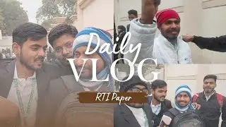 RTI Paper Done ✅ | Law Student After Exam Reaction | LLB VlogOption 🎓🎓✅