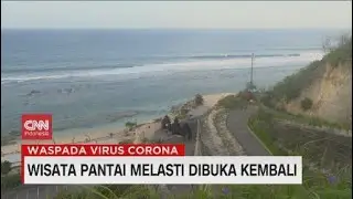 Wisata Pantai Melasti Dibuka Kembali