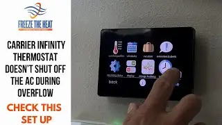 Термостат Carrier Infinity не отключает кондиционер? Не удалось настроить сопряжение с поплавковы...