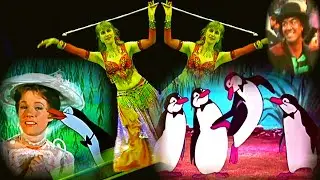 Disney Mary Poppins Fun Penguins Belly Dancing  @ClassRoutinesRENEEsFunClips