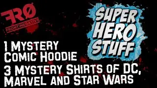 Superhero Stuff 3 Mystery Shirts & 1 Mystery Hoodie Unboxing and Review