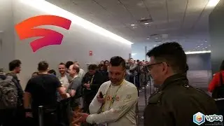 The incredible line for Google Stadia's reveal at GDC 2019!