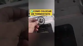 COMO COLOCAR UN TERMOSTATO 🔧 #mecanica #viralreels #automobile #car #viral #motor #motorsport