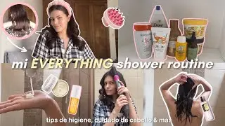 mi rutina de ducha 🫧🛁🎀 | tips para oler bien, cuidado de cabello y higiene personal