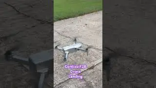 Contixo F28 foldable GPS drone landing video