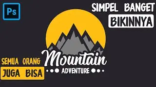 Cara membuat logo dengan photoshop. Super simpel. Semua orang juga bisa