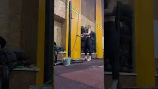 Чем меньше собственный вес &ndash; тем легче залазить по канату 🤔#ropeclimbing #rc #канат
