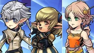 DFFOO Lunar Tyrant Raid! Papalymo Lufenia+ with Alisaie, Shantotto and Lenna (No Synergy)