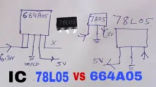 IC 78L05 VS 664A05 difference on pcb board | 78L05 and 664A05 IC REPAIR IN AC PCB