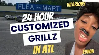 Edwin Gets A New Set of Grillz at 285 Mart in ATL