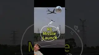 Do you like this RC bomber missile launch? #rcmodel #scalemodel #rcplane #missile #militarydrone