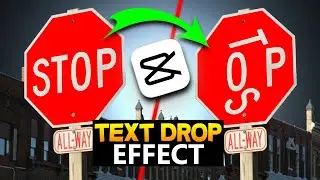 Creating a Text Drop Effect in CapCut: Step-by-Step Tutorial