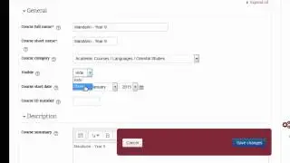 Enable Student Course Access to Moodle