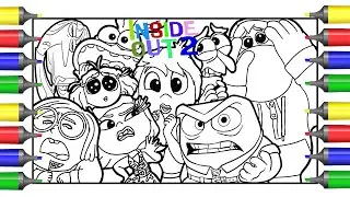 Inside Out 2 All Emotions Coloring Pages / 🎼NCS