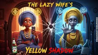 The Lazy Wife's Yellow Shadow #africanfolktales  #tales  #storytime #moralstory #story 