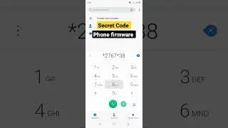 Secret Code||Reinstalls Phone firmware 2023#secretcode #phone #firmware #tricks