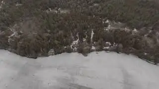 Four Mile Lake - Aerial Drone - April 1st, 2020