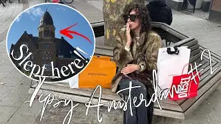Slept In A Tower Hotel In Amsterdam!! Tipsy Vlog #2