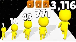 PUSH HARDER 3D - Level Up Man Run (Max Level) 2048 Android Weekly