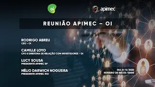Reuni&atilde;o APIMEC - OI