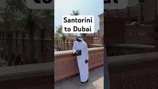 Episode 5 of 10 ➞ Santorini, Greece to Dubai. Every city leaves a mark. #santorini #dubailife #uae