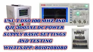 DSO Oscilloscope settings | dso training | dso tutorial video | dso setting video