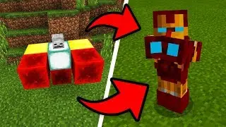 Как создать IRONMAN в Minecraft Pocket Edition! (Аддон Robocraft)