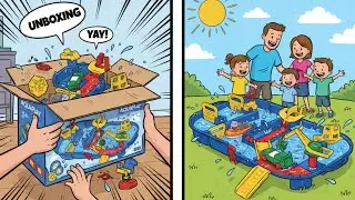 AquaPlay LockBox Wasserbahn Unboxing - Wasserspass f&uuml;r die ganze Familie!