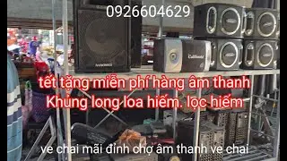 Tết.tặng miễn phí hàng âm thanh. Loa hiếm. Loa từ móng ngựa. Loa bá đạo. Âm ly khủng long nội địa JA