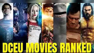 ALL 12 DCEU MOVIES RANKED! (WITH BLACK ADAM ⚡️) #shorts
