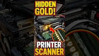 Scrapping an Old Printer & Scanner for Hidden Gold &ndash; What I Found Will Shock You! #hiddengold