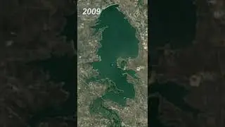 The Lowest Water Level in Calaveras Lake, TX, USA||#shorts ||#timelapse ||#texas ||#calaveraslake,