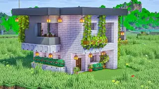 Minecraft: How to Build a Modern House Tutorial #2 - Interior in Description!