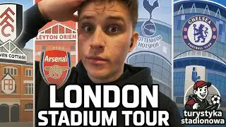 ARSENAL, CHELSEA, TOTTENHAM… KTÓRY STADION W LONDYNIE JEST NAJLEPSZY? | ⚽TOUR PO STADIONACH🏴󠁧󠁢󠁥󠁮󠁧󠁿🏟️