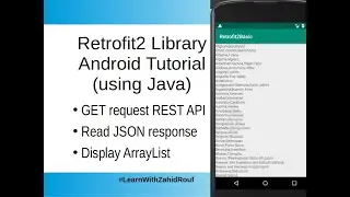 Retrofit2 Android Tutorial GET Request REST API