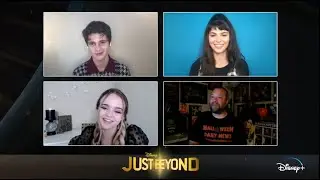 'JUST BEYOND' Interview - Gabriel Bateman, Megan Stott, & Jy Prishkulnik on Halloween and R.L. Stine