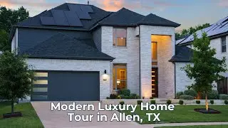 Modern Luxury Home Tour in Allen, TX | 5 Beds, Saltwater Pool, Smart Upgrades | Allen ISD