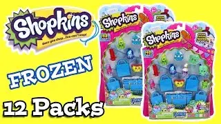 Shopkins Frozen 12 Pack Blind Basket Opening