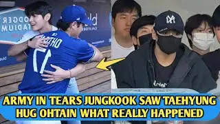 Hot 🔥 &ldquo;Unbelievable Moment! Jungkook Witnessed Taehyung Hug Ohtani&mdash;ARMY Can&rsquo;t Stop Crying!&rdquo;