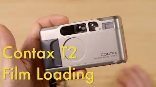 Как зарядить пленку в фотоаппарат Contax T2