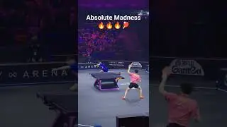 Super rally here from Lin Shidong and Lin Yun Ju🔥🔥💯🏓 #pingpong #tabletennis #rally