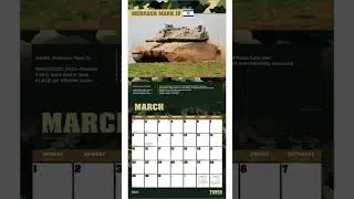 Tanks of the World | 2026 Square Wall Calendar | Plastic-Free