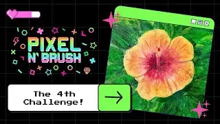 Pixel N' Brush - The 4th Challenge - Layered, textured artwork using multiple materials +25XP